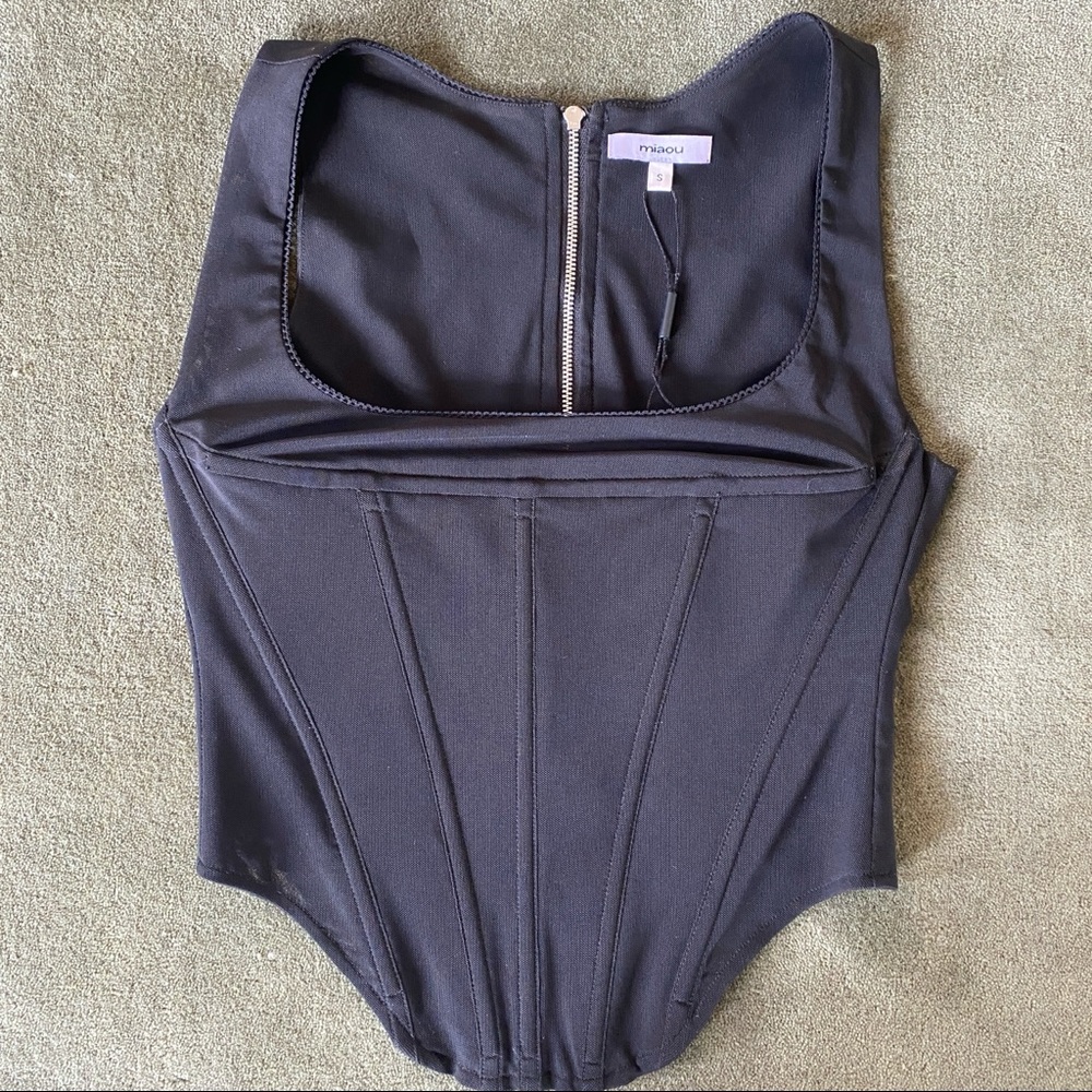 Miaou black corset size S